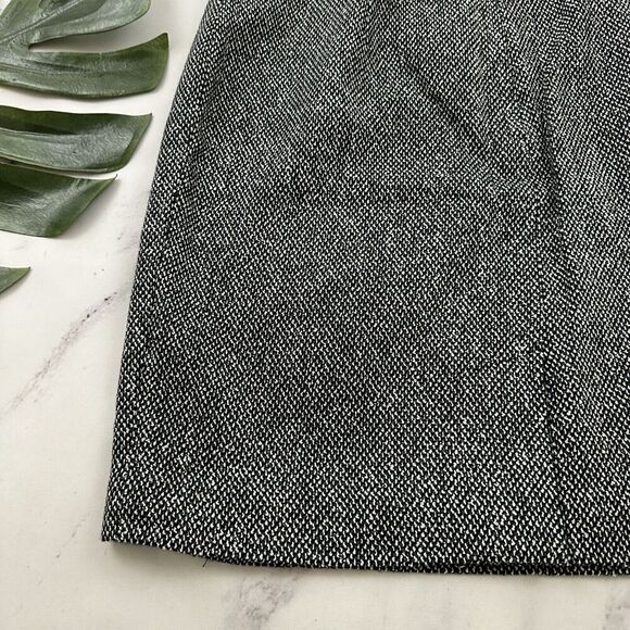 JRT Womens Vintage 90s Tweed Mini Skirt Size 12 New Black White Academia - Picture 9 of 9